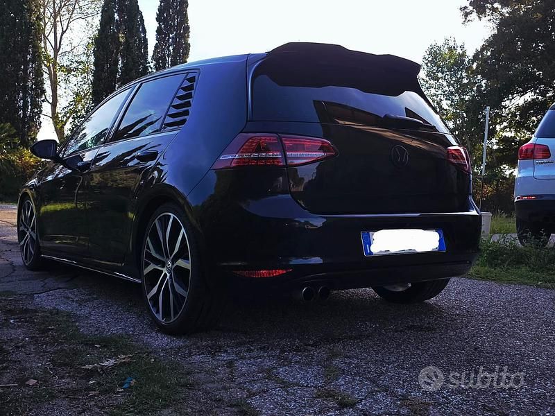 Usata VW Golf VII GTD 184 CV (135 kW) 2016 Nero Berlina