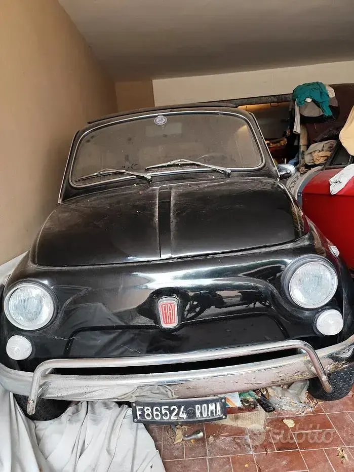 Usata Fiat 500 1970 Nero Utilitaria