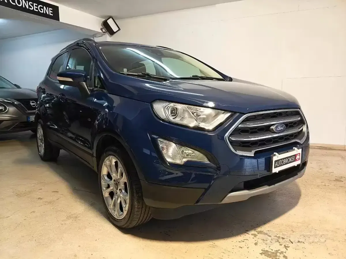 Usata Ford Ecosport Titanium 125 CV (91 kW) 2021 Blu SUV