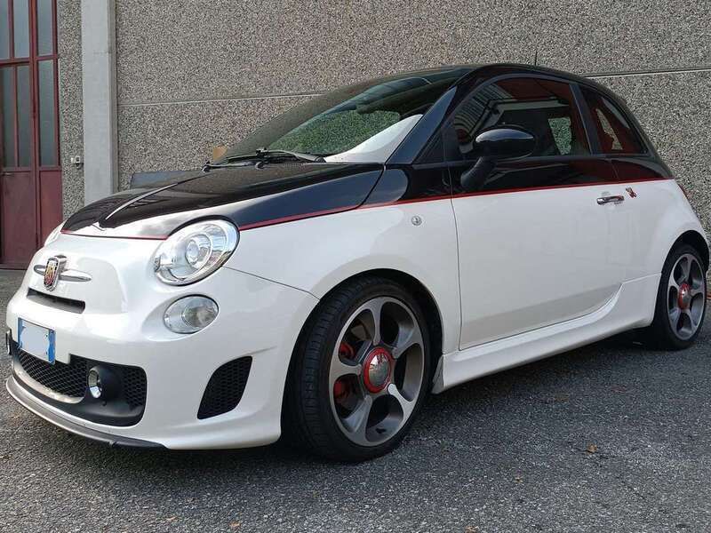 Bianco Usata 2015 Abarth 500 Turismo Due volumi | 13.389 € (Buon prezzo) - Immagine 1/4