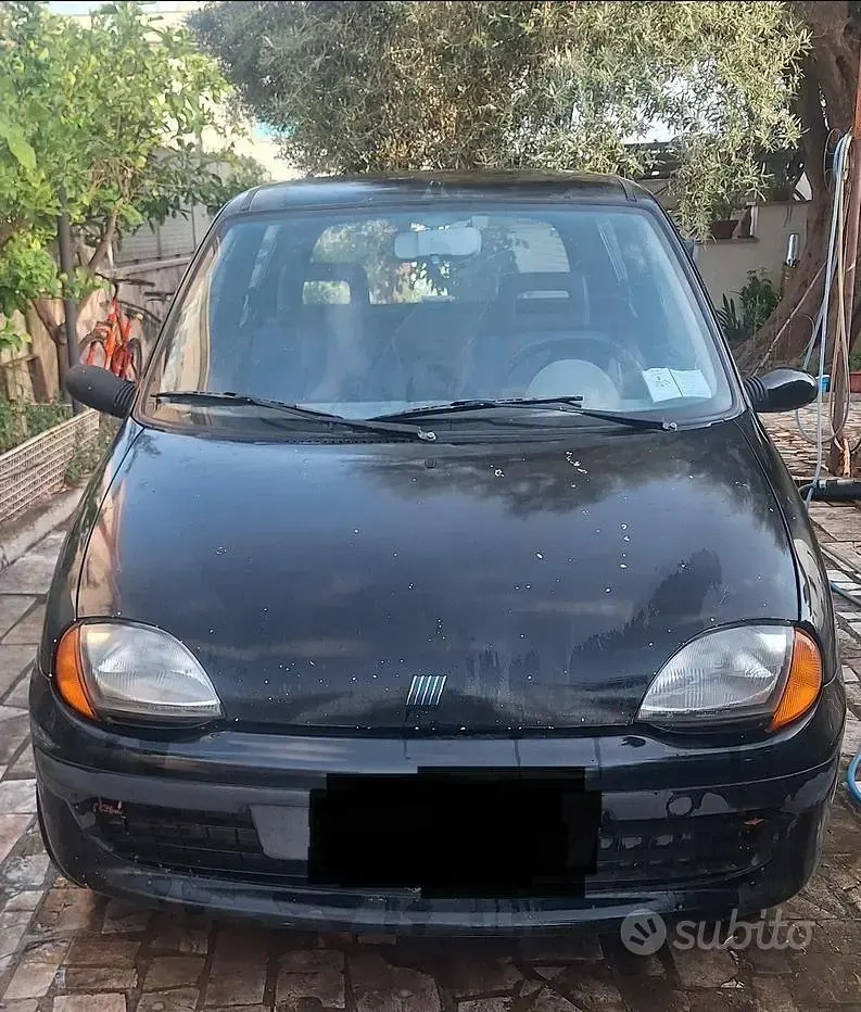 Usata Fiat 600 1998 Nero Utilitaria