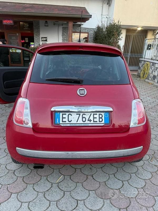 Usata Fiat 500 95 CV (69 kW) 2010 Rosso Berlina