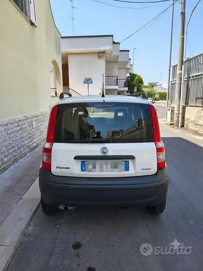 Usata Fiat Panda 69 CV (50 kW) 2005 Bianco Utilitaria