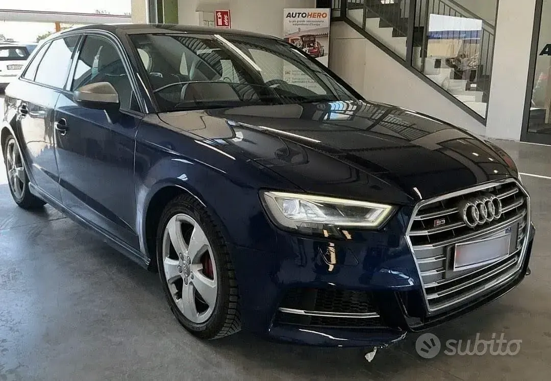 Usata Audi S3 Sportback 310 CV (228 kW) 2018 Bluazzurro Utilitaria