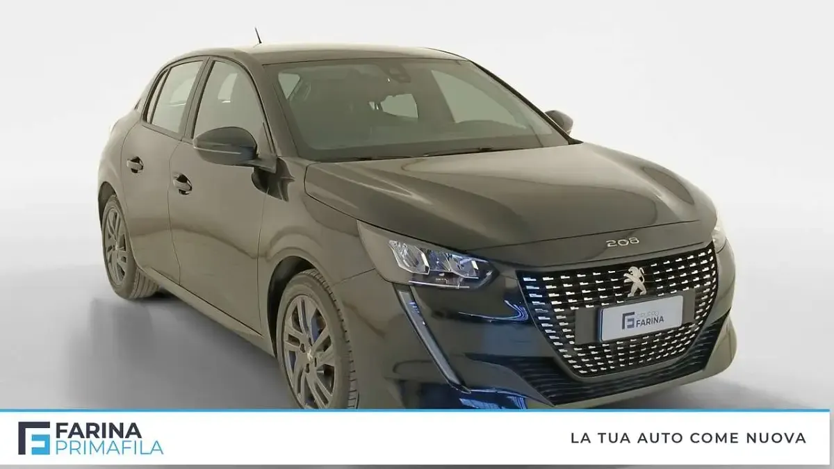 Usata Peugeot 208 Active 75 CV (55 kW) 2021 Nero Utilitaria