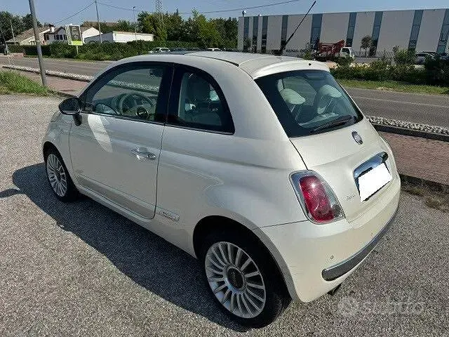 Usata Fiat 500 Lounge 95 CV (69 kW) 2012 Bianco Berlina
