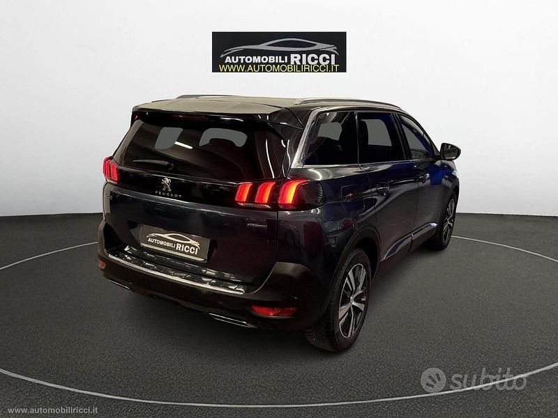 Usata Peugeot 5008 GT-line 131 CV (96 kW) 2018 Blu Monovolume