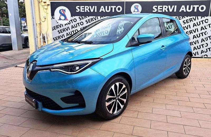 Usata Renault Zoe Intens 100 kW (136 CV) 2021 Blu Utilitaria