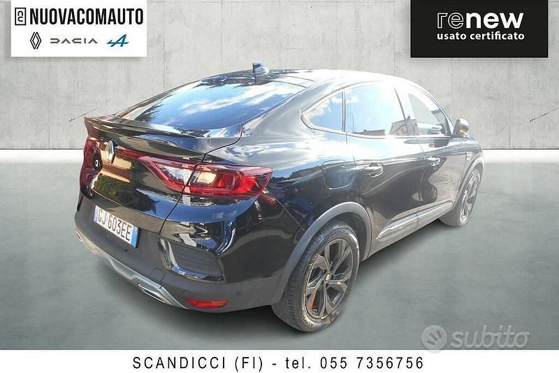 Usata Renault Arkana RS Line 145 CV (106 kW) 2022 Nero SUV