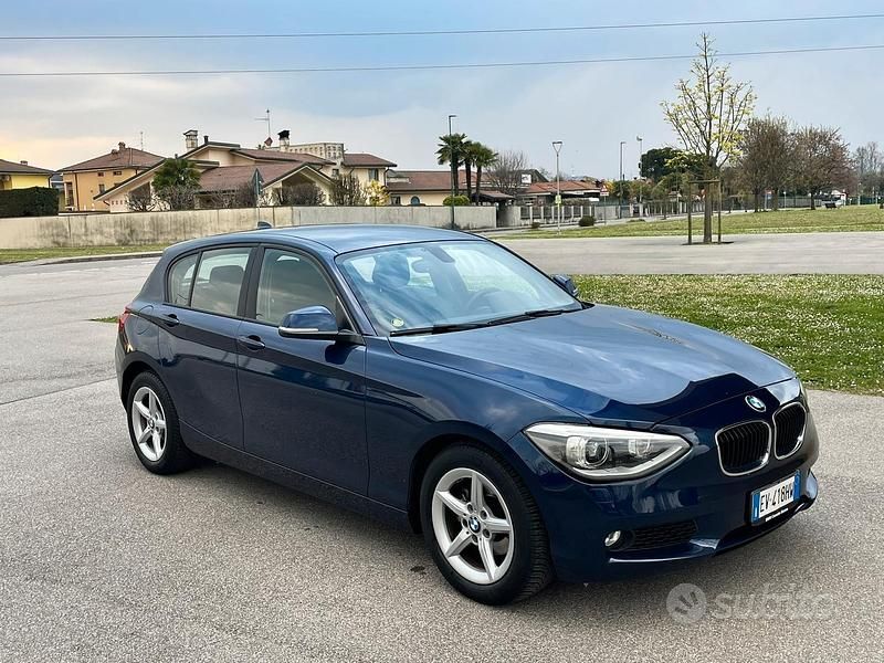 Usata BMW 116 Sport Line 116 CV (85 kW) 2014 Blu Utilitaria