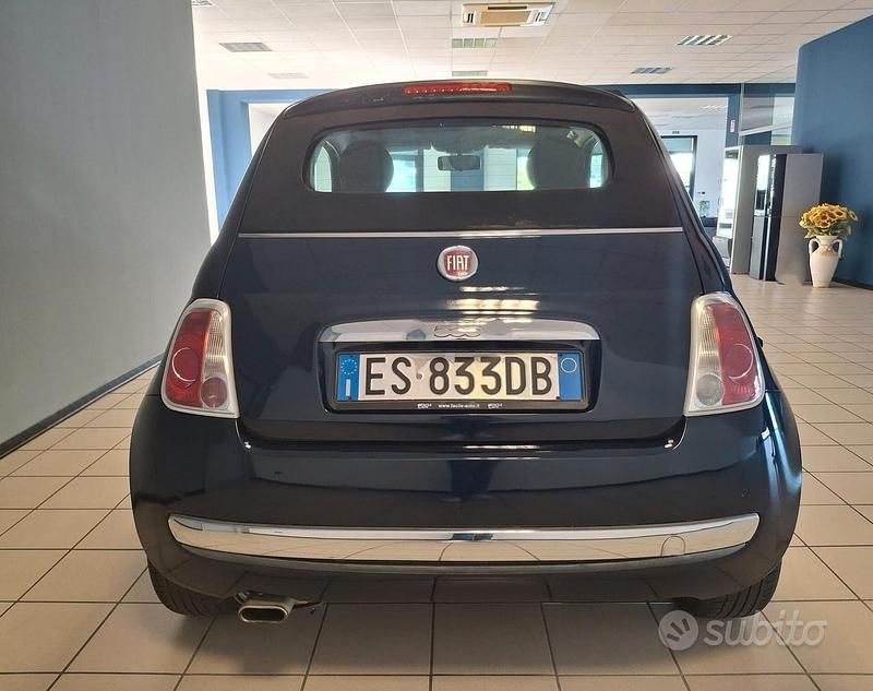 Usata Fiat 500C Pop 69 CV (50 kW) 2013 Blu Cabrio