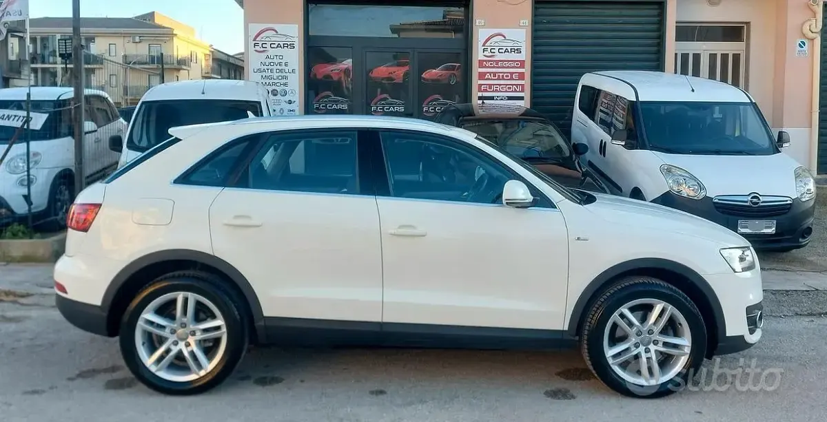 Usata Audi Q3 Advanced Plus 140 CV (102 kW) 2014 Bianco SUV