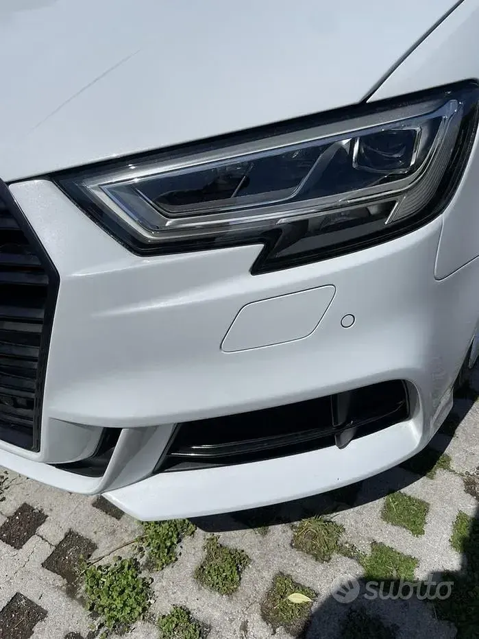 Usata Audi A3 S-Line 150 CV (110 kW) 2018 Bianco Berlina