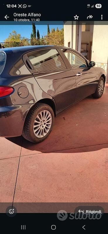 Usata Alfa Romeo 147 Progression 150 CV (110 kW) 2007 Grigio Utilitaria