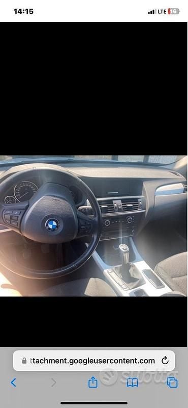Usata BMW X3 184 CV (135 kW) 2011 Grigio SUV