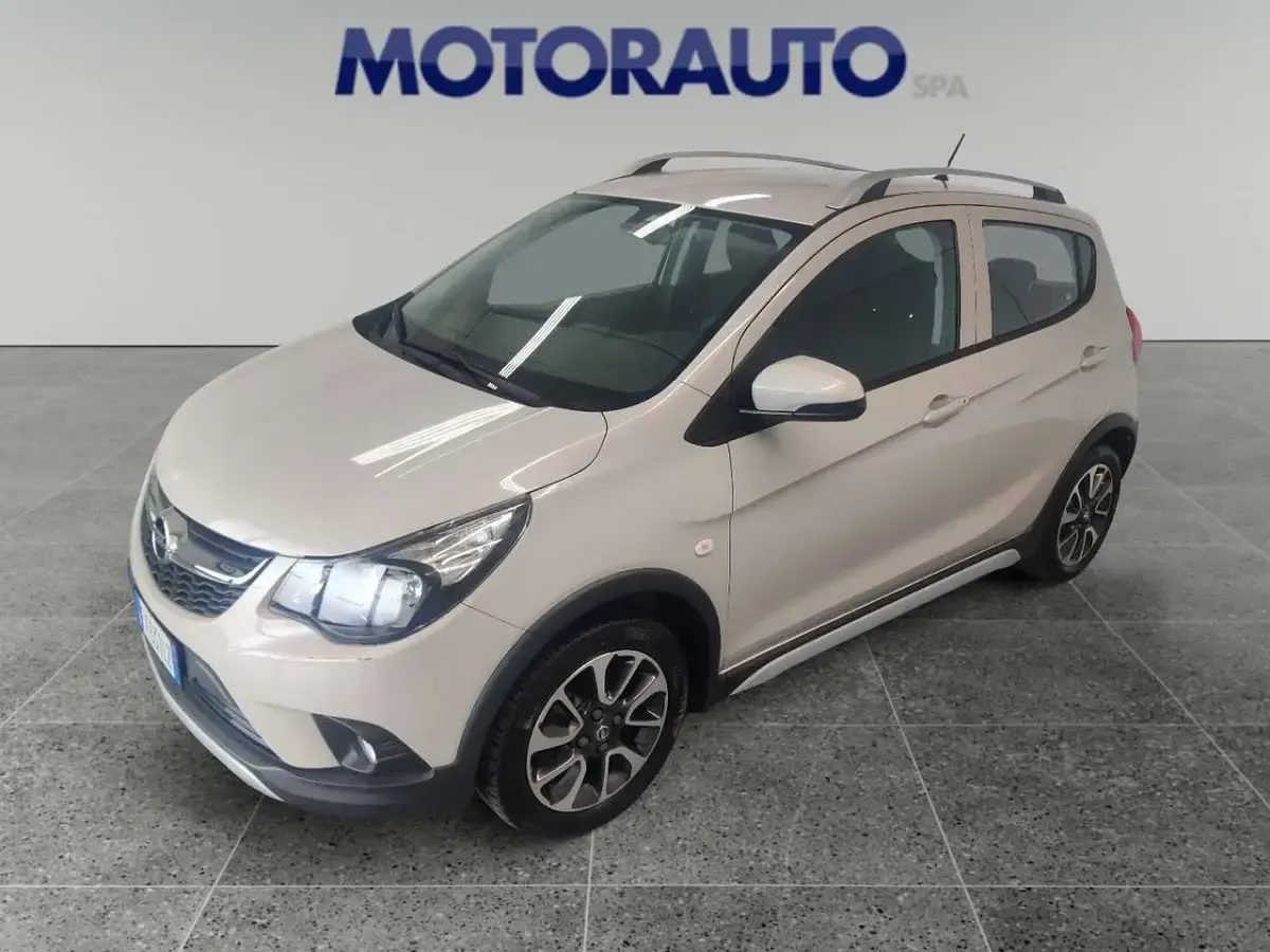 Usata Opel Karl Rocks S 73 CV (53 kW) 2019 Beige Utilitaria