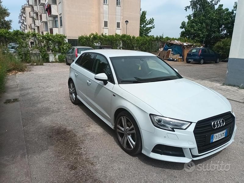 Usata Audi A3 2019 Bianco Berlina