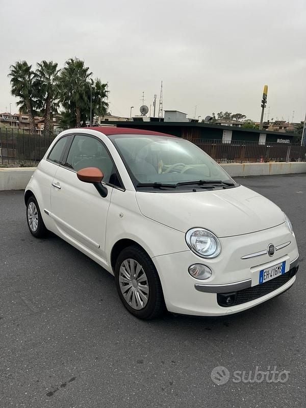 Begagnad Fiat 500 75 HK (55 kW) 2011 Vit Cab