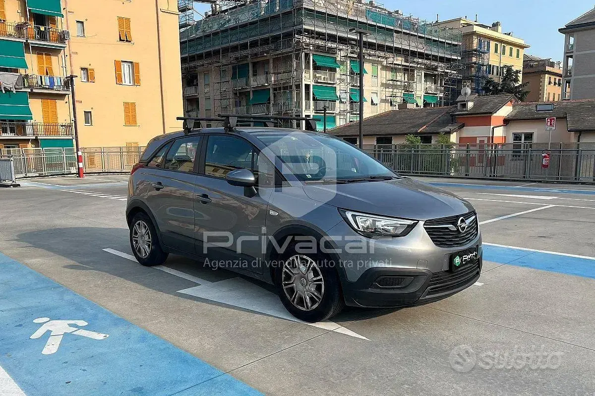 Usata Opel Crossland X Innovation 83 CV (61 kW) 2018 Grigio SUV