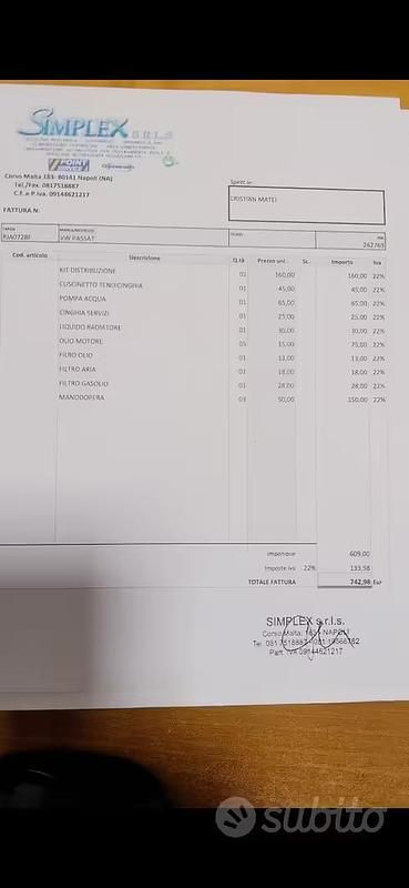 Usata VW Passat 2006 Marrone Monovolume
