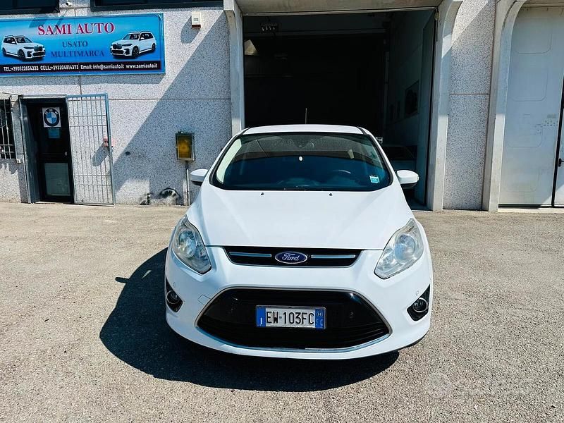Usata Ford C-MAX Titanium 120 CV (88 kW) 2014 Bianco Monovolume