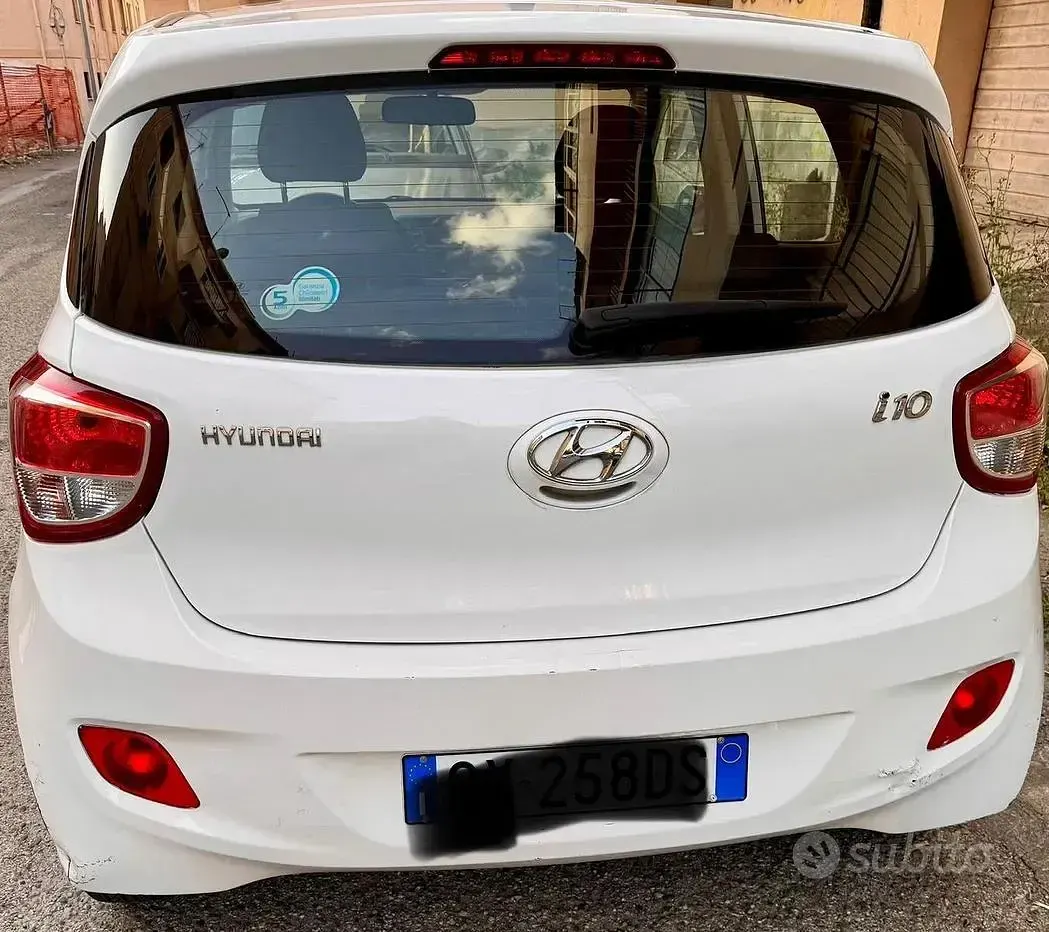 Usata Hyundai i10 2015 Bianco Utilitaria