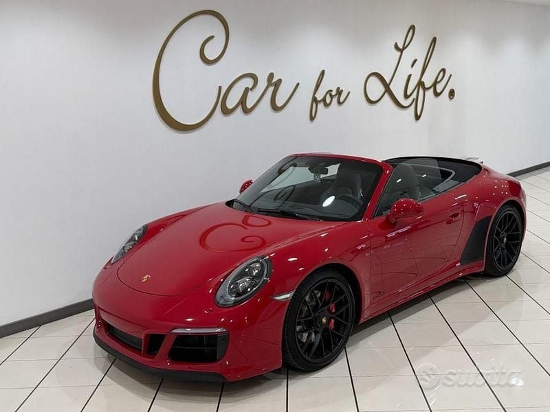 Usata Porsche 911 Carrera Cabriolet 450 CV (330 kW) 2017 Rosso Cabrio