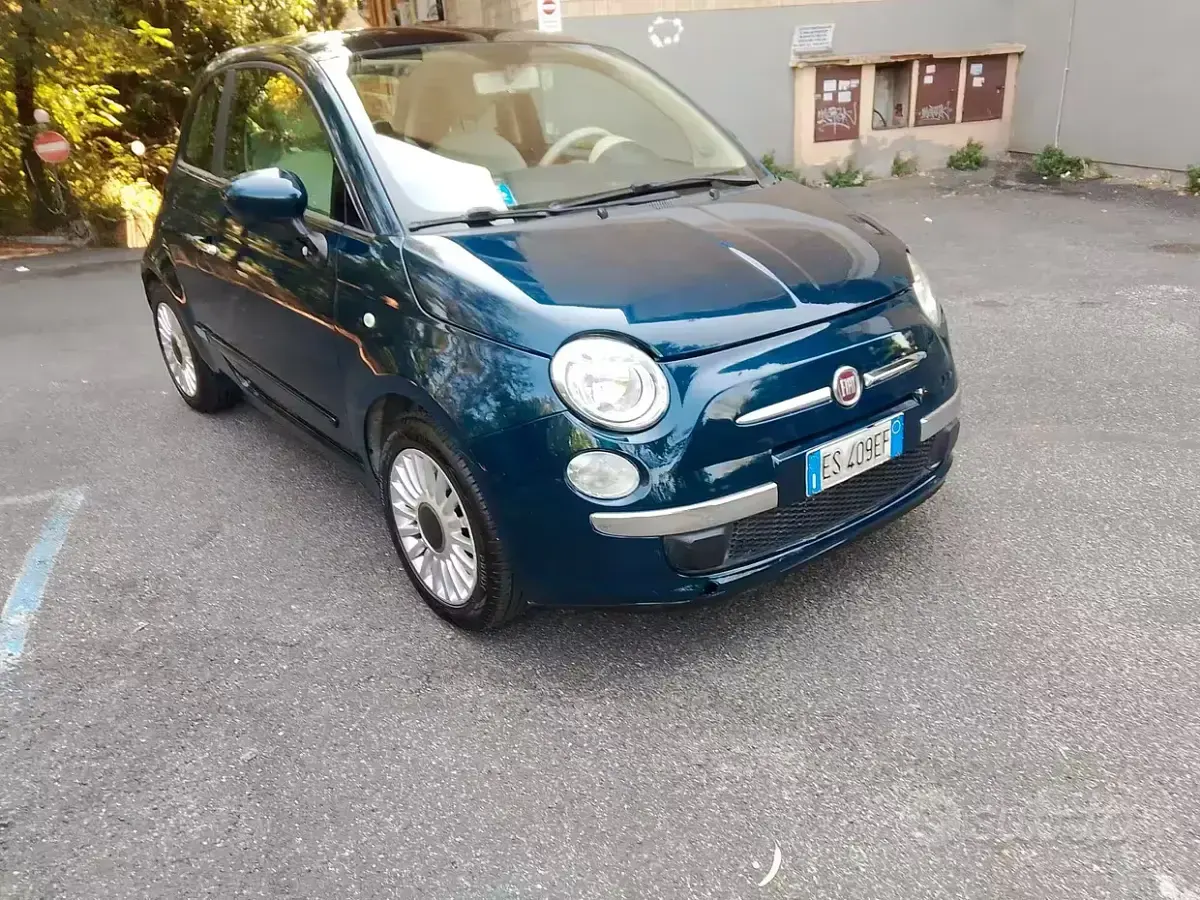 Usata Fiat 500 Lounge 69 CV (50 kW) 2013 Bluazzurro Berlina