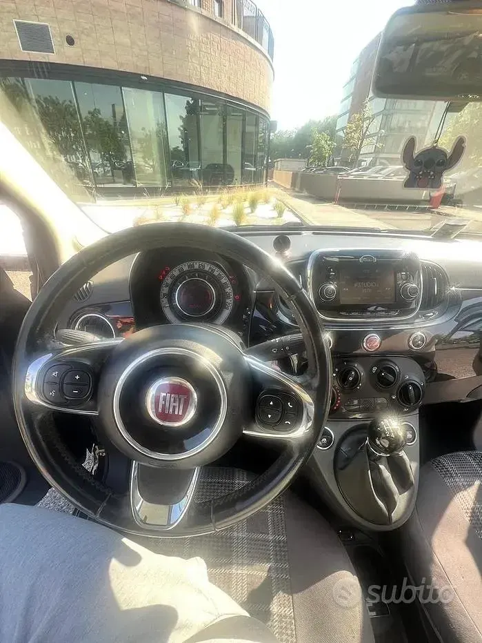 Usata Fiat 500 69 CV (50 kW) 2018 Nero Berlina