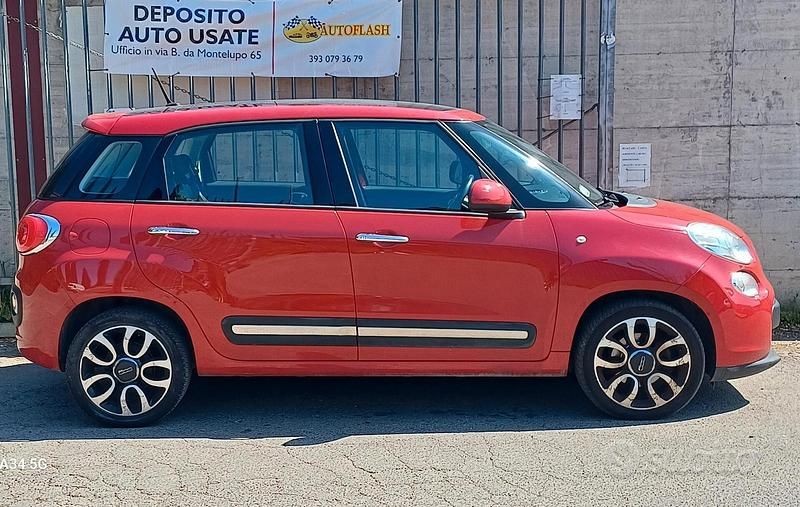 Usata Fiat 500L Lounge 95 CV (69 kW) 2017 Rosso Monovolume