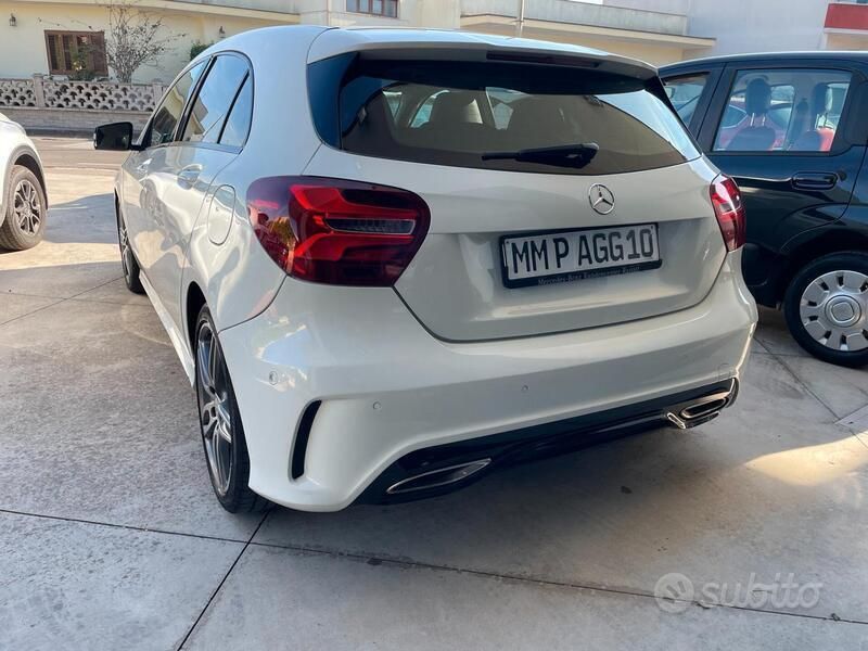 Usata Mercedes A200 AMG 136 CV (100 kW) 2017 Bianco Berlina