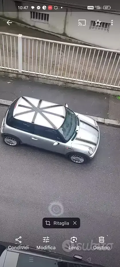 Usata Mini Cooper 90 CV (66 kW) 2002 Grigio Utilitaria