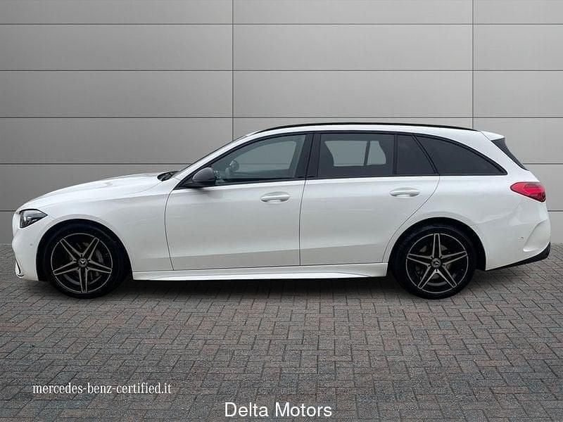 Usata Mercedes C220 AMG Line Premium 197 CV (144 kW) 2023 Bianco Station wagon