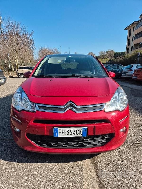 Usata Citroën C3 Exclusive 75 CV (55 kW) 2017 Rosso Utilitaria
