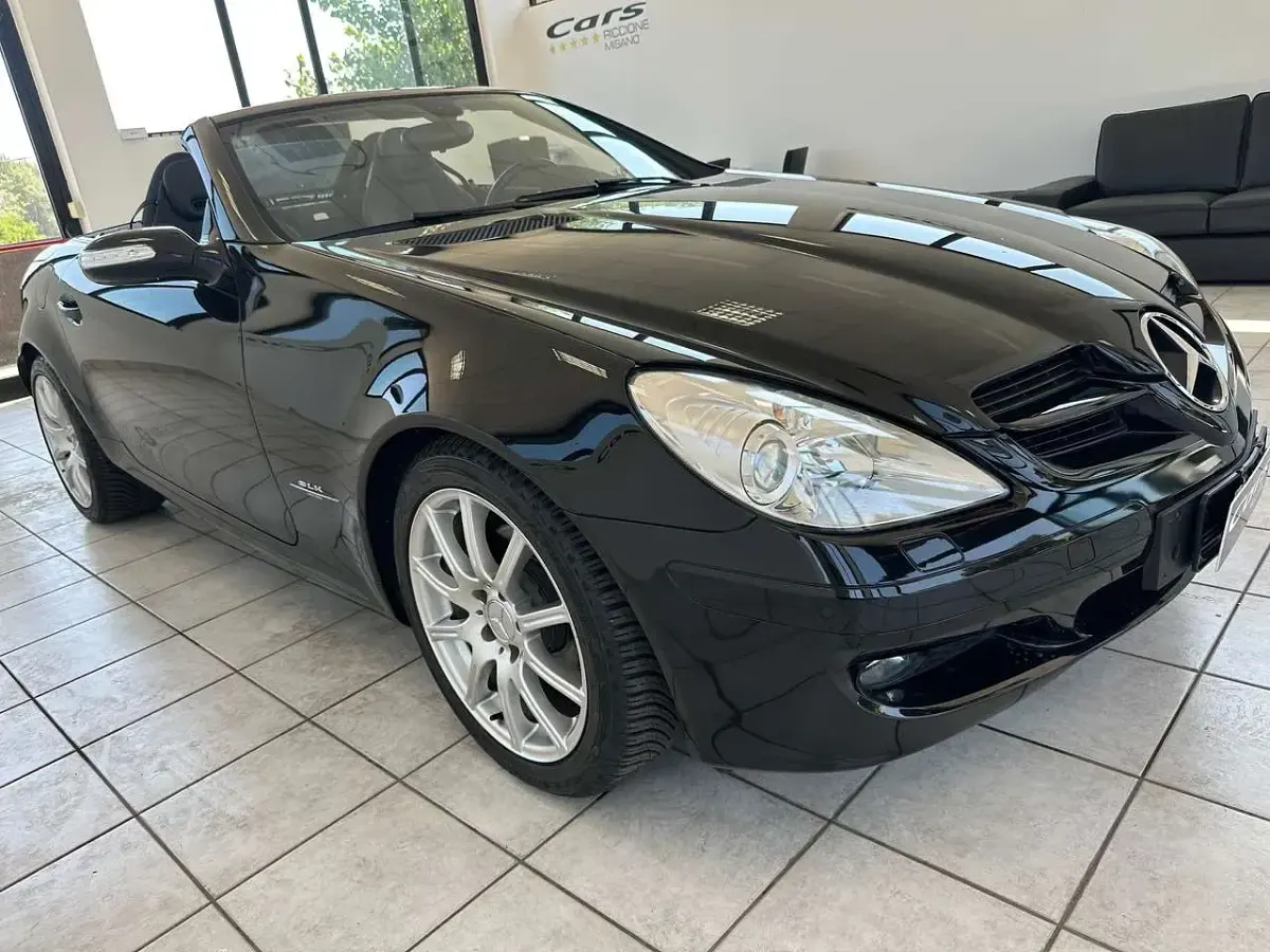 Usata Mercedes SLK200 Edition 163 CV (119 kW) 2005 Nero Cabrio