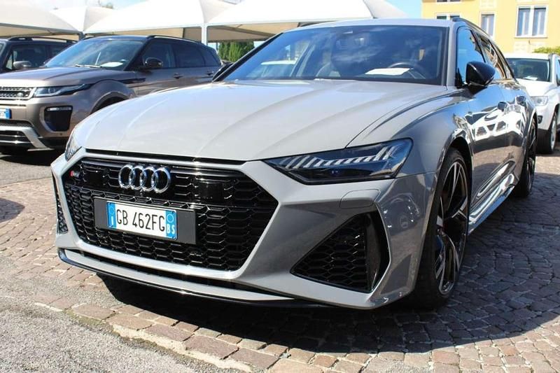 Usata Audi RS6 S-Line 600 CV (441 kW) 2020 Grigio pastello Station wagon
