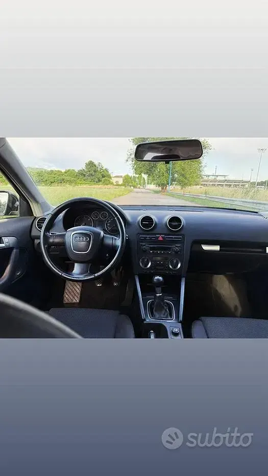 Usata Audi A3 Ambition 105 CV (77 kW) 2007 Nero Utilitaria