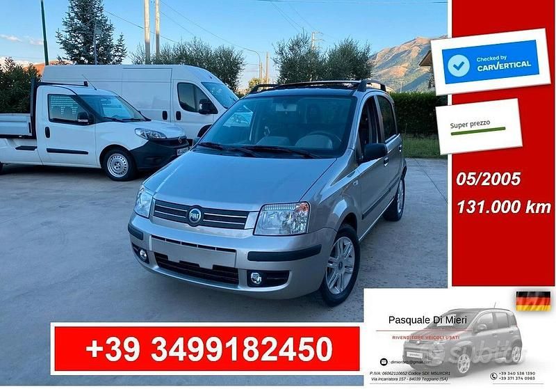 Usata Fiat Panda Emotion 60 CV (44 kW) 2005 Grigio Utilitaria