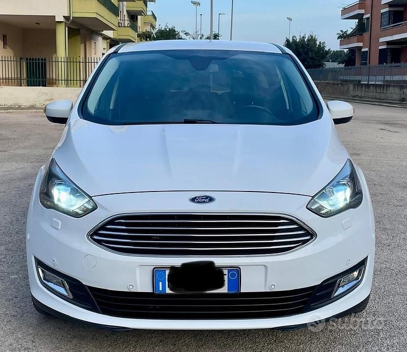 Usata Ford C-MAX Titanium X 120 CV (88 kW) 2016 Bianco Monovolume