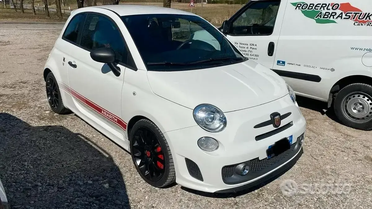 Usata Abarth 595 Competizione 180 CV (132 kW) 2015 Bianco Coupé