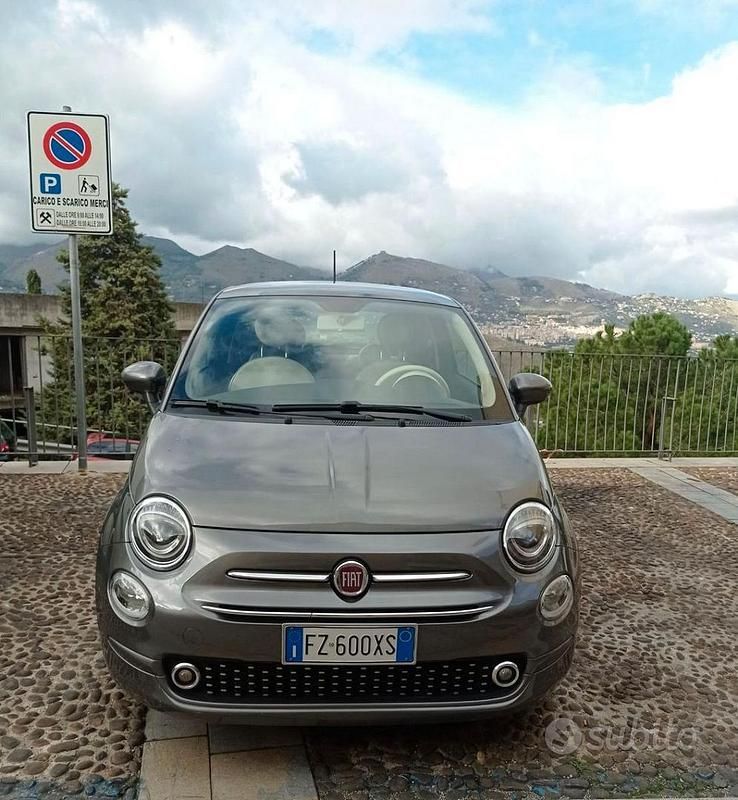 Usata Fiat 500 Lounge 69 CV (50 kW) 2019 Grigio Utilitaria