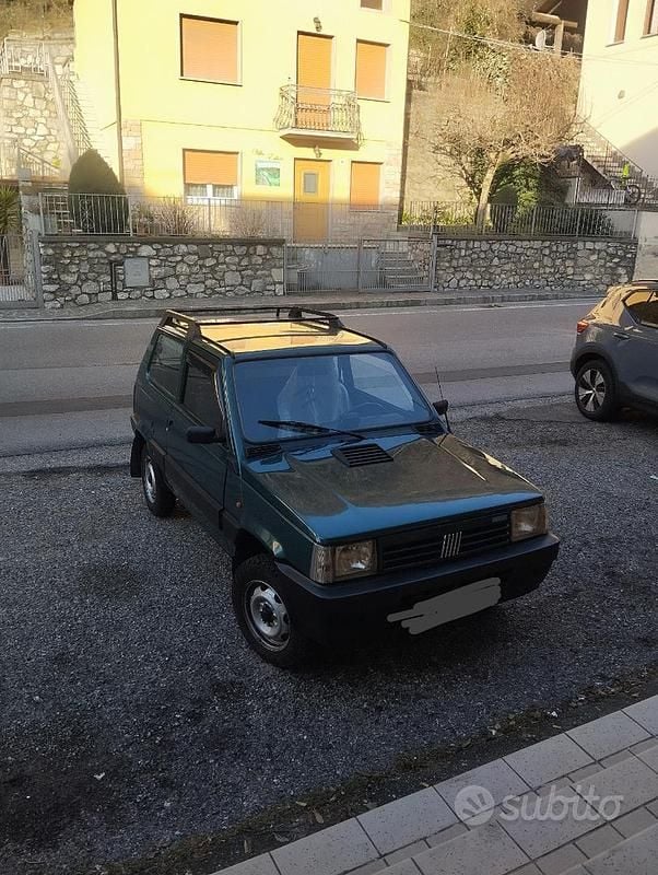Usata Fiat Panda 4x4 50 CV (36 kW) 1992 Verde Utilitaria
