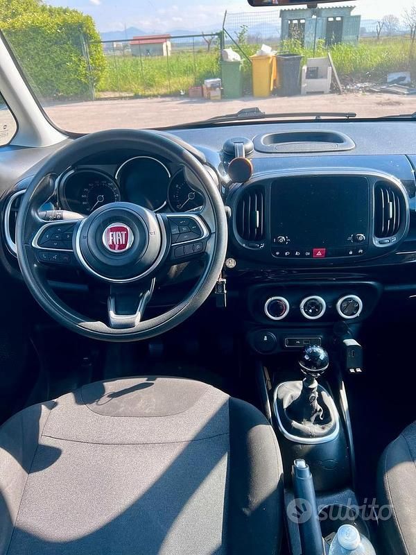 Usata Fiat 500L Trekking 95 CV (69 kW) 2019 Nero Monovolume