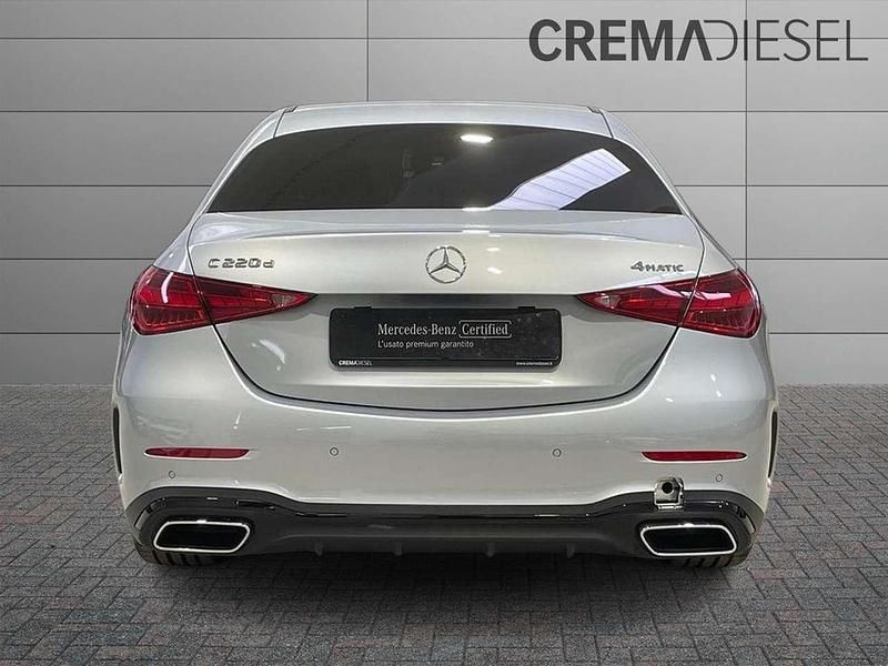 Nuova Mercedes C220 Advanced 197 CV (144 kW) 2025 Argento hightech Berlina