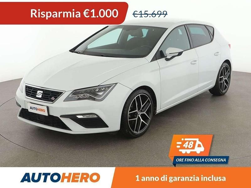 Bianco Usata 2018 Seat Leon FR Tre volumi | 14.699 € (Buon prezzo) - Immagine 1/3