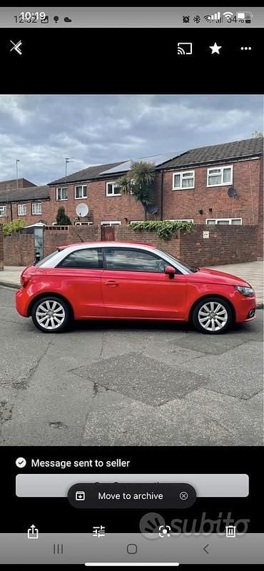 Usata Audi A1 2011 Rosso Utilitaria