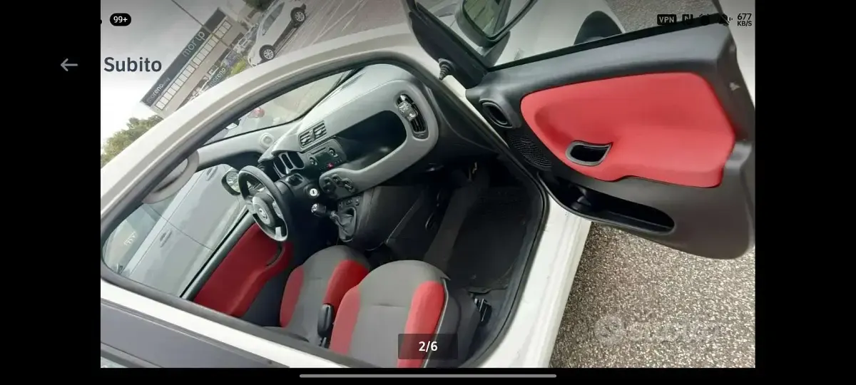 Usata Fiat Panda Easy 95 CV (69 kW) 2016 Bianco Utilitaria
