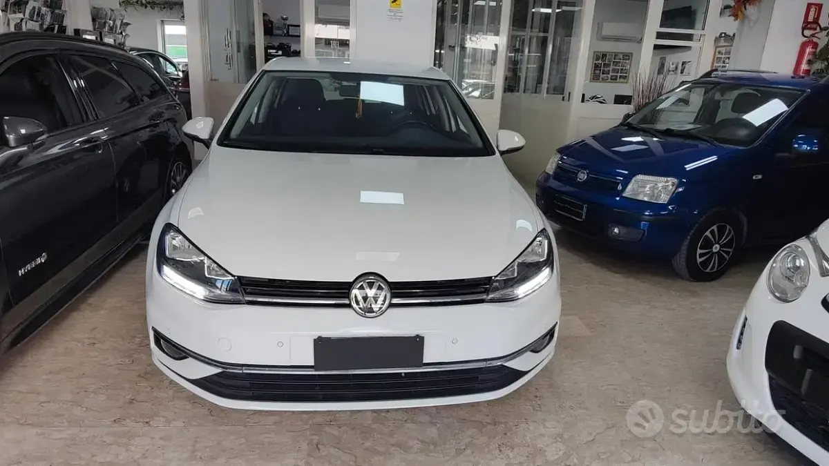 Usata VW Golf VII 116 CV (85 kW) 2018 Bianco Berlina