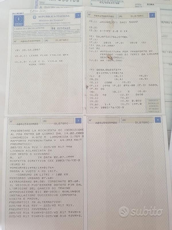 Usata Jaguar X-type 2007 Nero Berlina