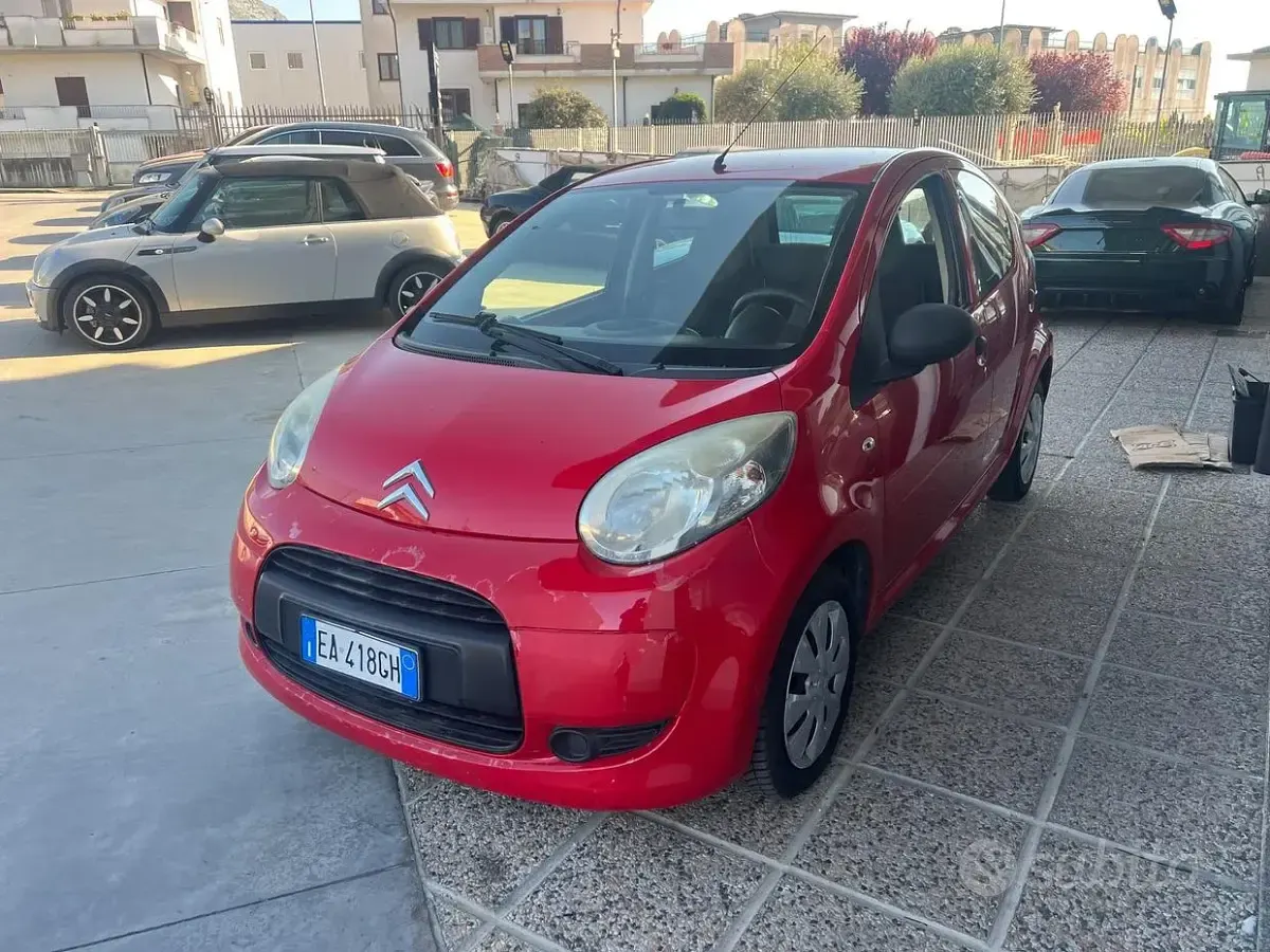 Usata Citroën C1 68 CV (50 kW) 2010 Rosso Utilitaria